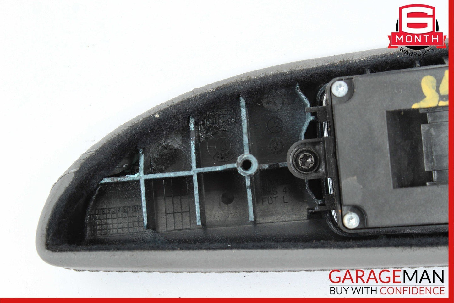 07-13 Mercedes W221 S550 Rear Left Side Door Window Switch Control Trim Gray OEM