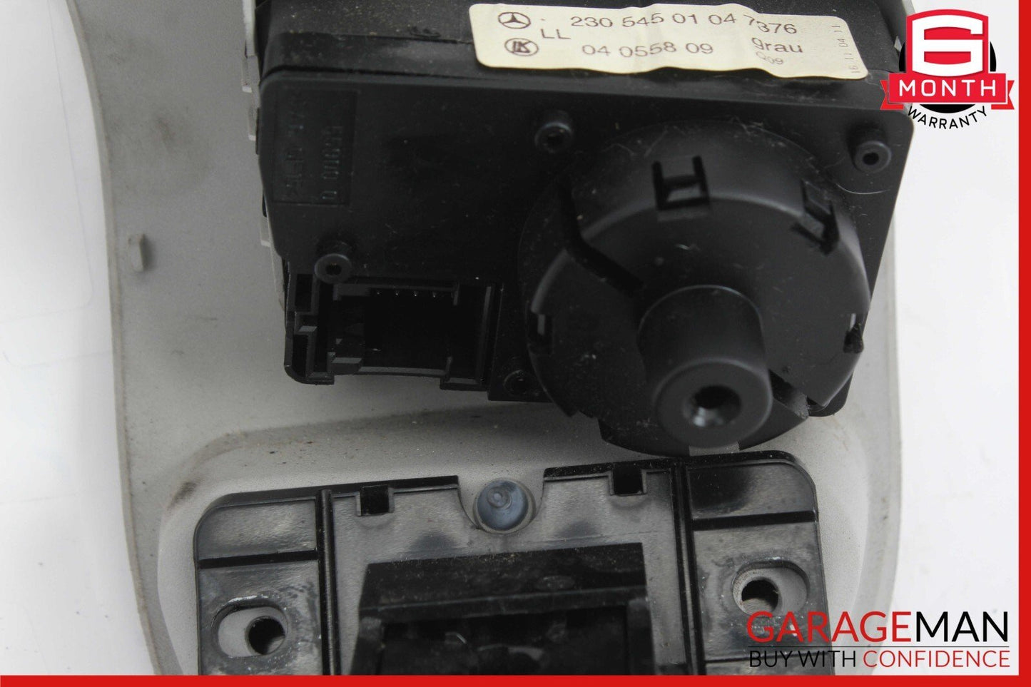 03-12 Mercedes R230 SL500 SL550 SL55 AMG Headlight Control Switch Assembly Grey