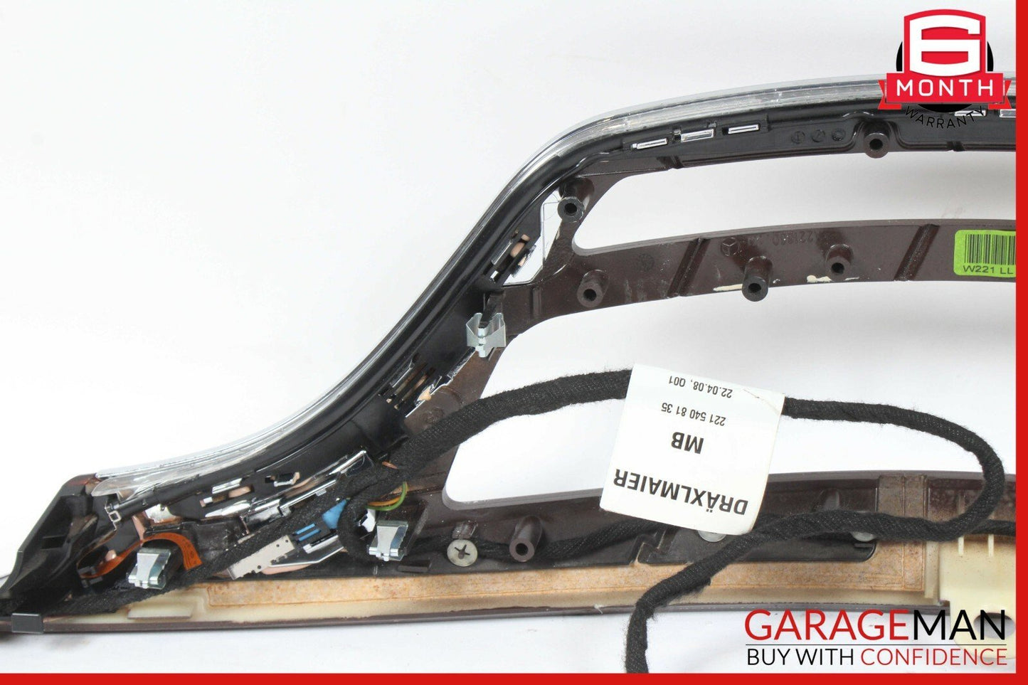 07-13 Mercedes W221 S550 S500 Dashboard Center Trim Molding Cover Panel Wood