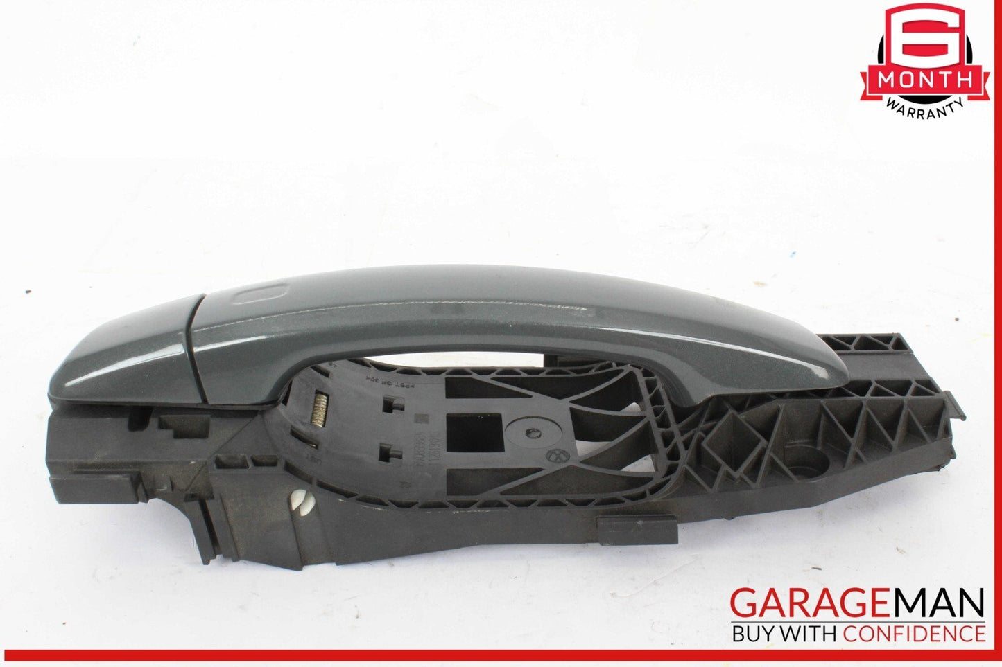 17-20 Audi S3 A3 Rear Left Driver Side Exterior Door Handle Gray 5N0837017D OEM