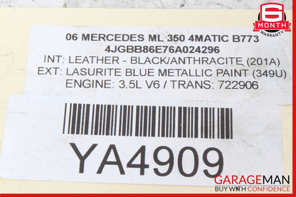 00-13 Mercedes W164 ML350 C350 GLK500 E350 Engine Throttle Valve Body OEM