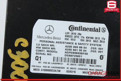 15-19 Mercedes W205 C300 Communication Voice Control Module 2059008804 OEM