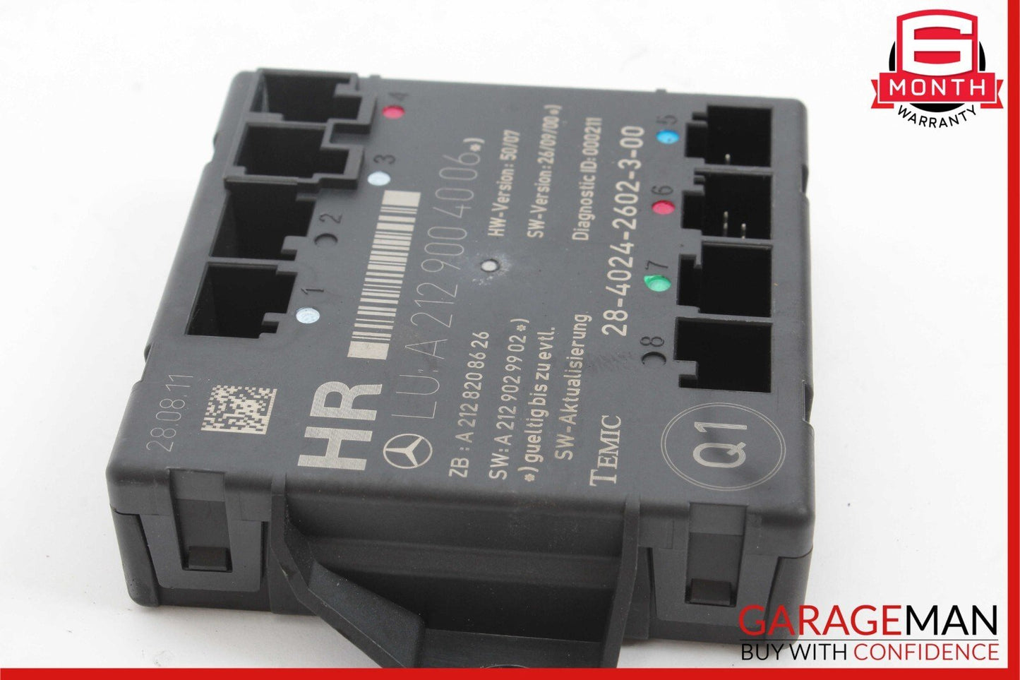 08-18 Mercedes C250 C300 GLK350 CLS550 Rear Right Side Door Control Module Unit