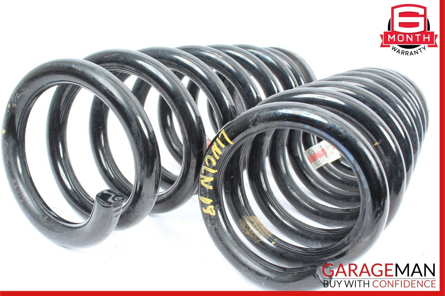 19-21 Lincoln Nautilus Rear Right & Left Side Shock Absorber Coil Spring Set OEM
