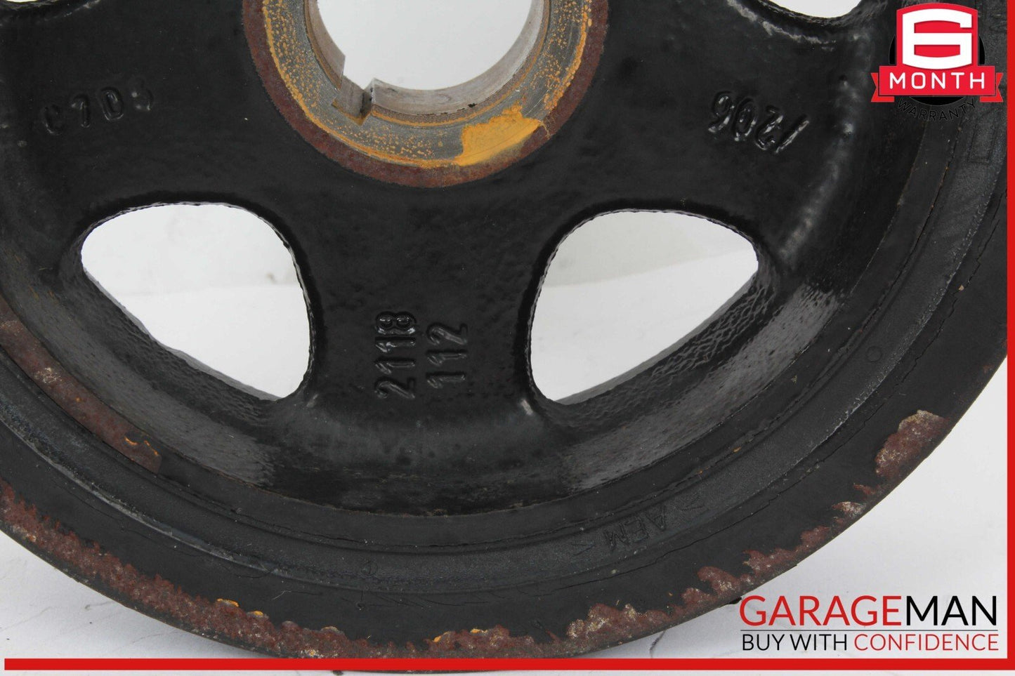03-06 Porsche Cayenne Turbo 955 Crankshaft Pulley Wheel 948102241 OEM