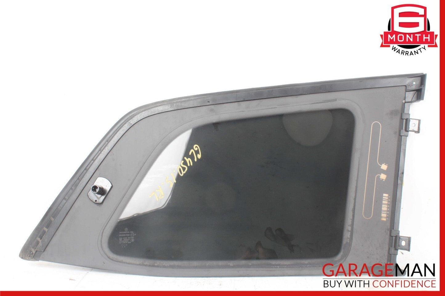 13-19 Mercedes X166 GL450 GLS550 Rear Left Side Quarter Window Glass Trim Assy