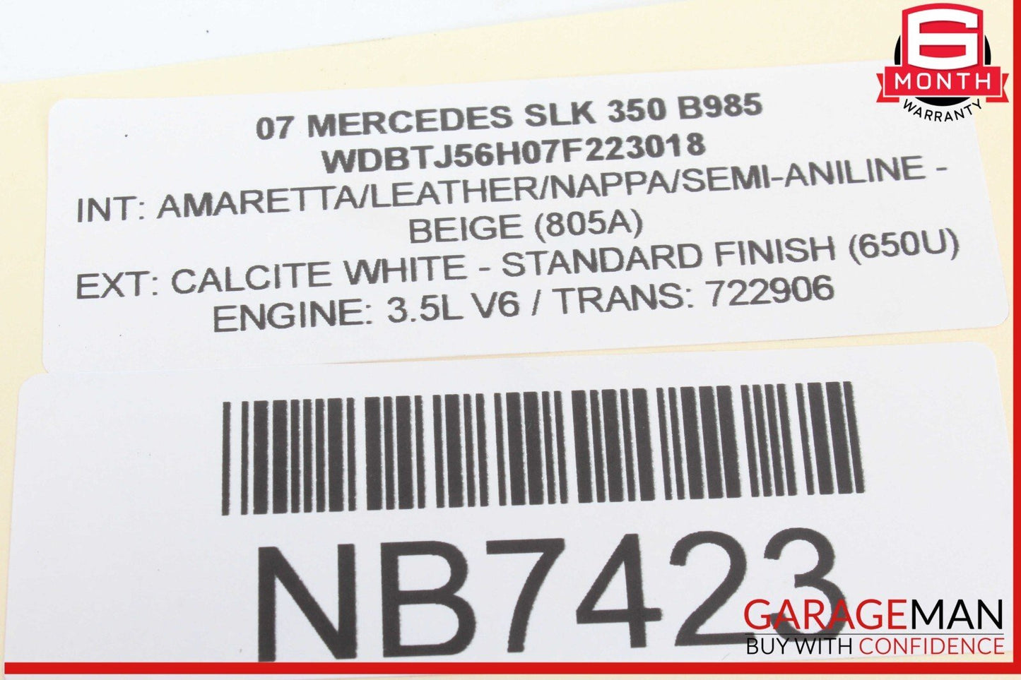 01-09 Mercedes W209 CLK350 SLK350 Rear Left / Right Lower Thrust Control Arm