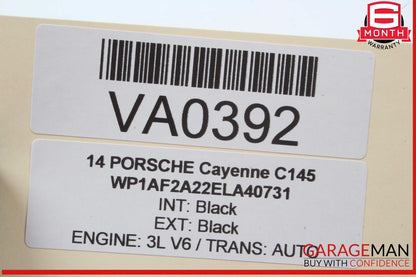 11-18 Porsche Cayenne 958 Steering Column Trim Cover Black 7PP953519 OEM