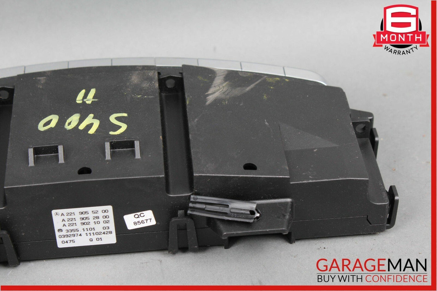 07-13 Mercedes W221 S400 CL550 A/C AC Heater Climate Switch Control Module OEM