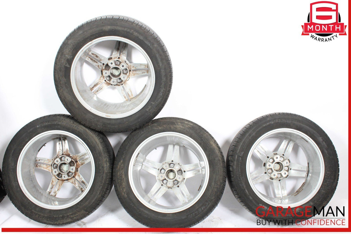 11-18 Porsche Cayenne 958 8.5x19 19" Complete Wheel Tire Rim Set of 4 Pc OEM
