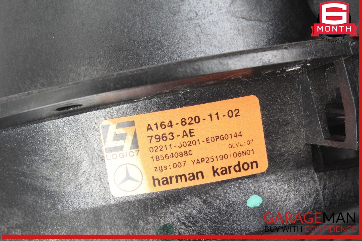 06-13 Mercedes W164 ML350 4MATIC Rear Door Sound Speaker 1648201102 OEM