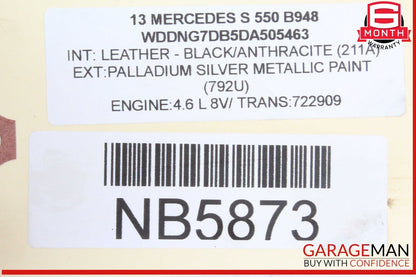 11-20 Mercedes W221 S550 CL550 CLS63 AMG Engine Motor Vacuum Pump