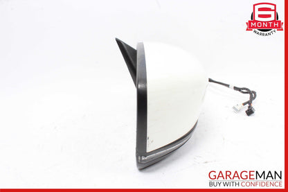 14-17 Maserati Ghibli Front Right Side Mirror Door Rear View White/Black OEM