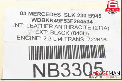 97-04 Mercedes R170 SLK230 Power Steering Pump 0034664601