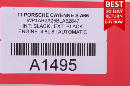 10-17 PORSCHE CAYENNE 958 S FRONT LEFT DRIVER TIRE PRESSURE SENSOR UNIT A66 OEM