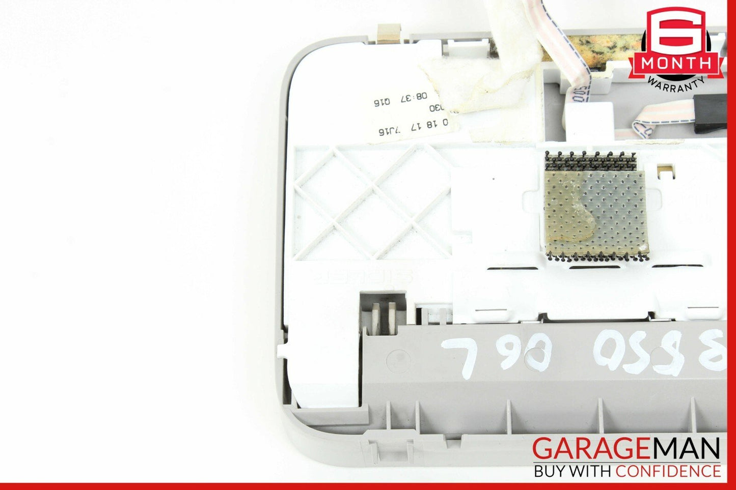 07-09 Mercedes W221 S550 Rear Left or Right Side Overhead Vanity Mirror Grey OEM