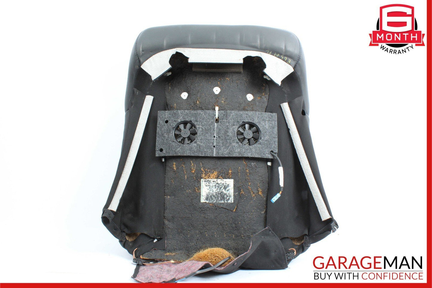 07-09 Mercedes W211 E63 AMG Front Left Driver Side Top Upper Seat Cushion Black