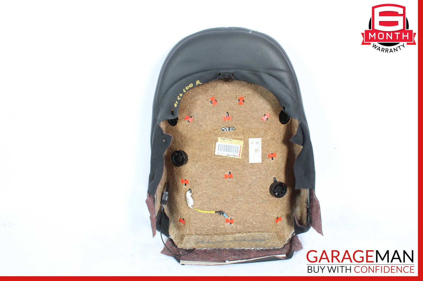 01-06 Mercedes W215 CL600 Front Right Passenger Top Upper Seat Cushion Black OEM