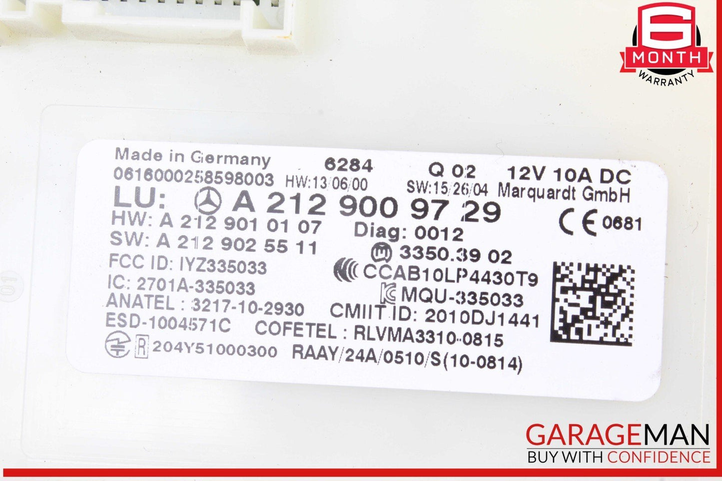 13-20 Mercedes W117 CLA250 SL550 ML400 Keyless Go Entry Control Module OEM