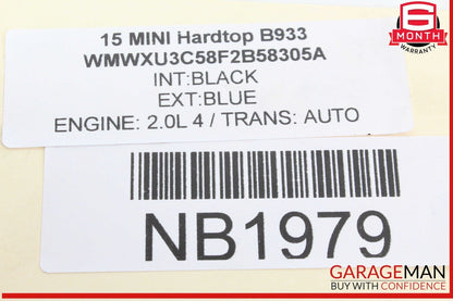 14-24 Mini Cooper Hardtop Rear Left Side Door Lock Latch Actuator OEM
