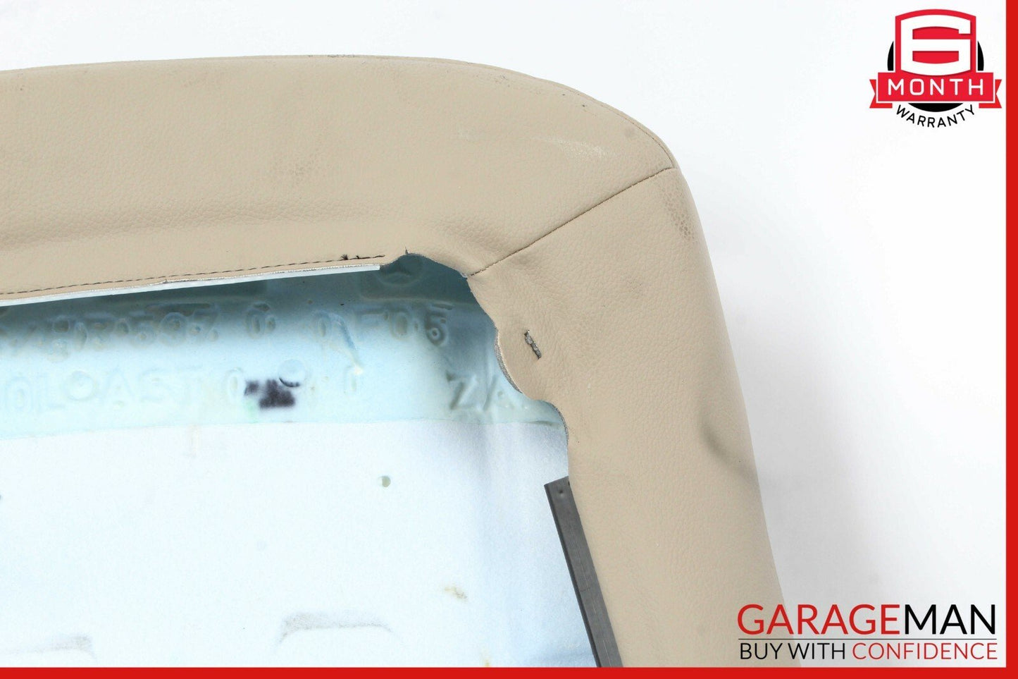 08-11 Mercedes W204 C300 C350 Front Left Side Top Upper Seat Cushion Brown