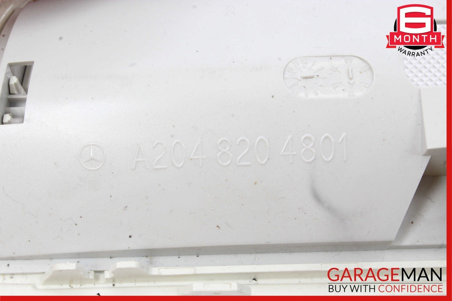12-15 Mercedes W204 C250 C350 Coupe Rear Overhead Dome Light Lamp Gray OEM