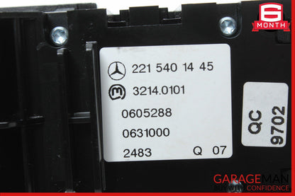 07-14 Mercedes CL550 S500 S550 Electronic Parking Button Switch Control Module