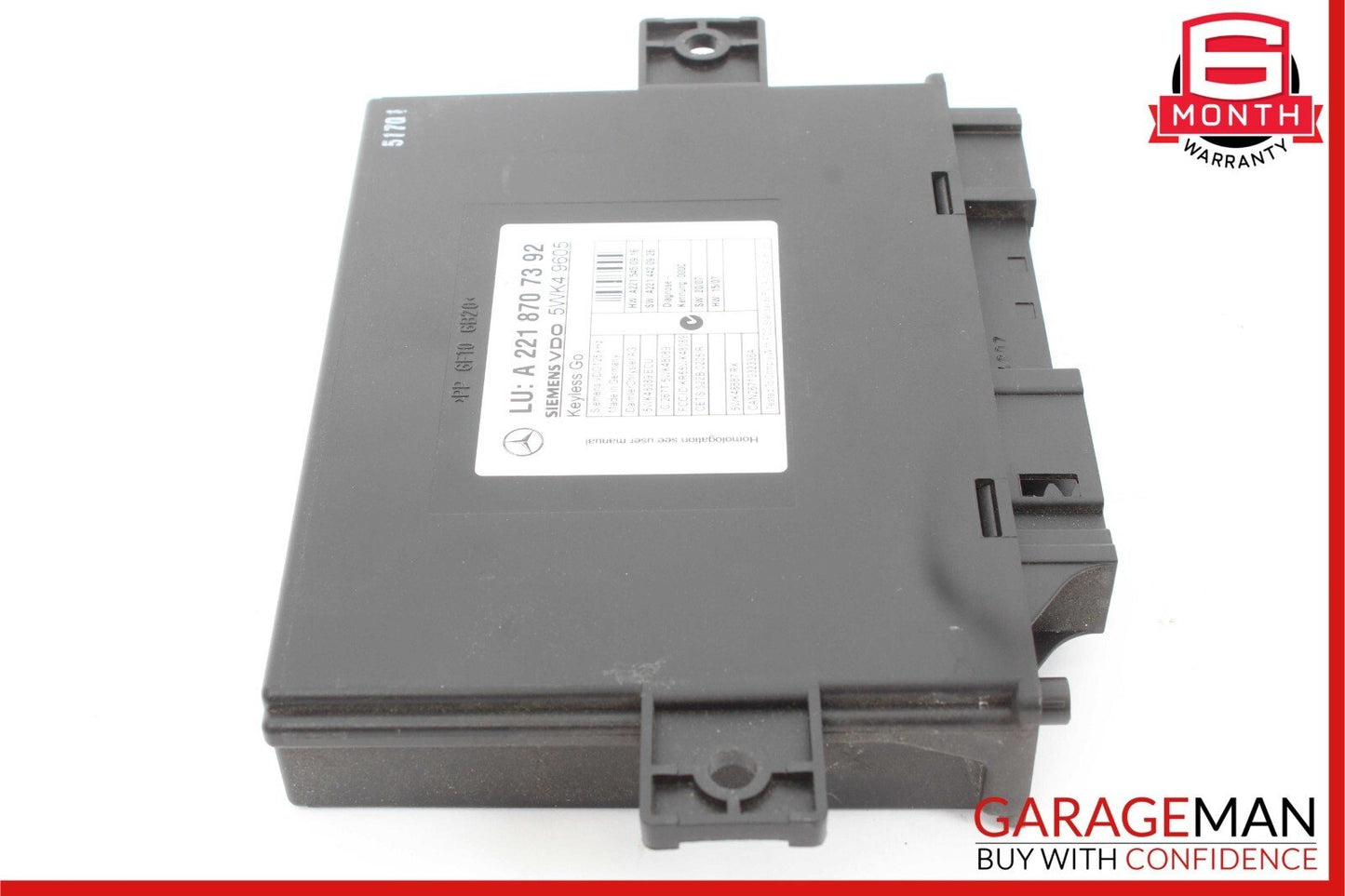 07-10 Mercedes W221 S400 S550 CL550 Keyless Go Control Module Unit OEM