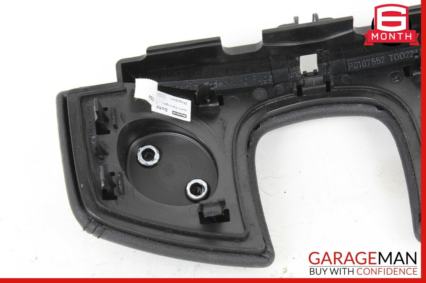 10-13 Mercedes W221 S400 S550 Center Console Trim Cover Panel Pad Black OEM