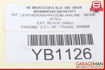 05-11 Mercedes R171 SLK350 Rear Left or Right Side Lower Thrust Control Arm OEM