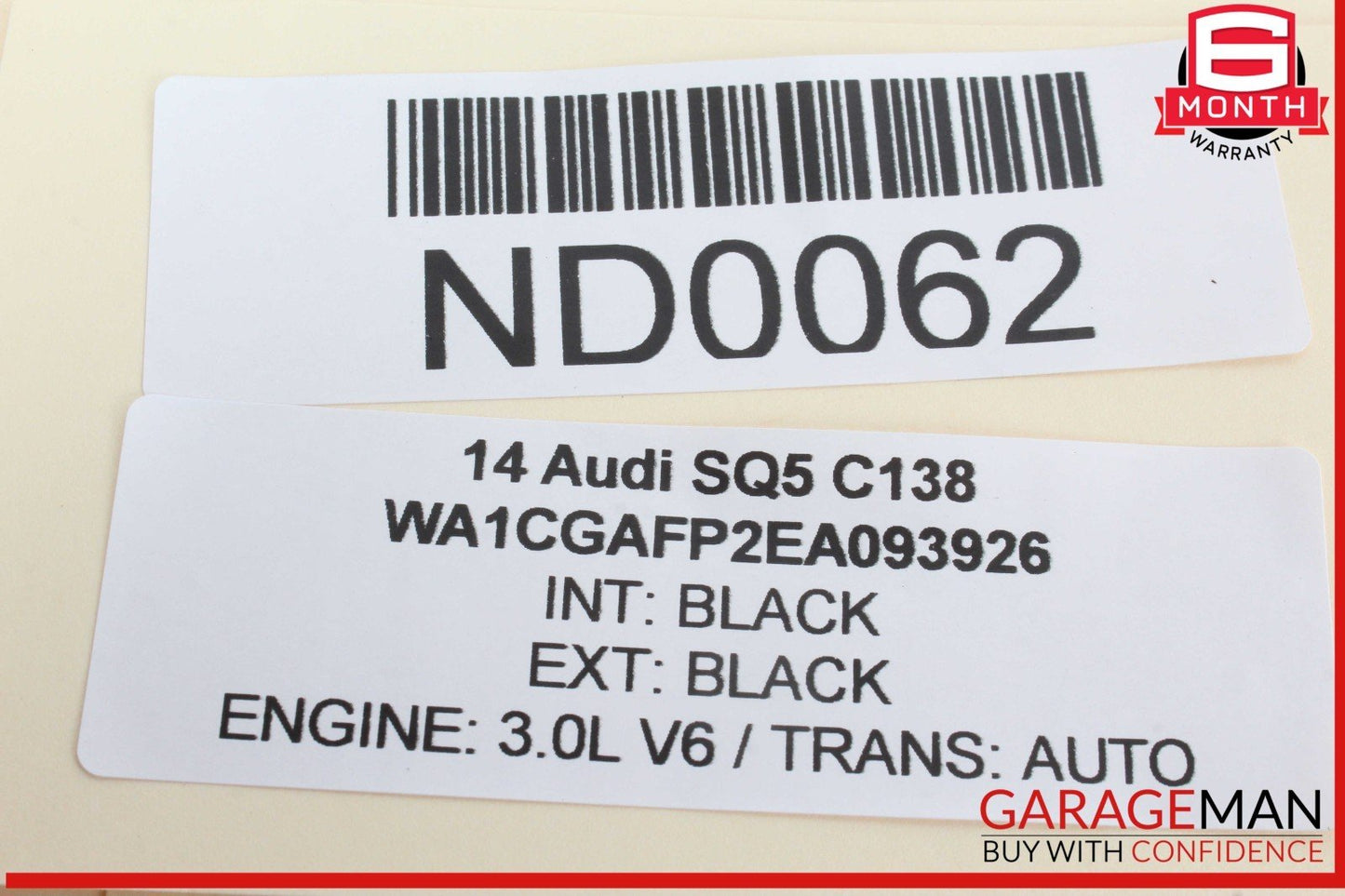 14-16 Audi SQ5 Rear View Camera Computer Control Module Unit 8R0907441A OEM
