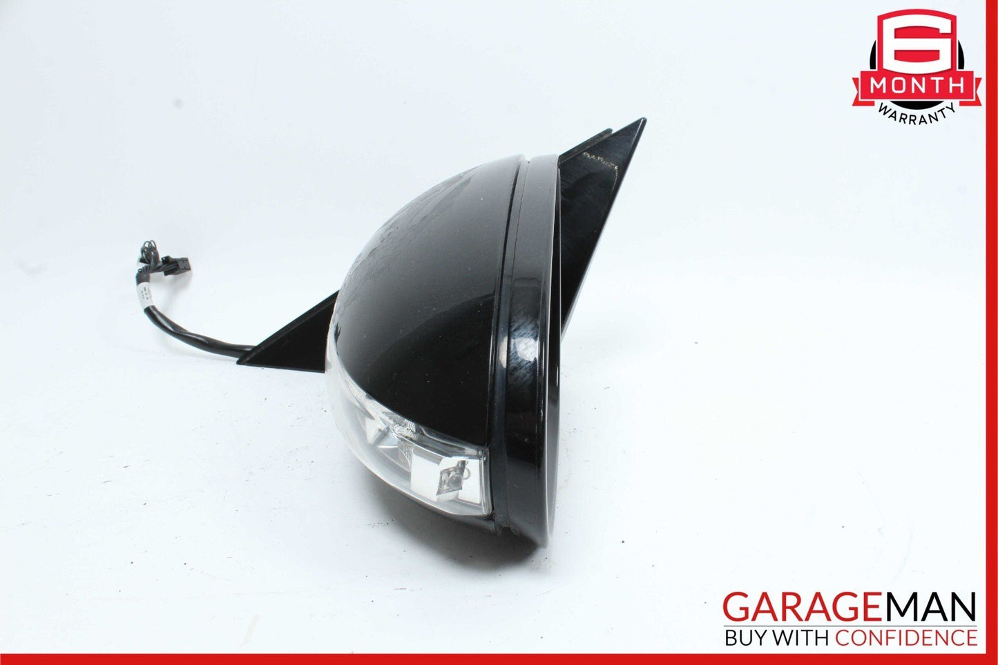 07-09 Mercedes W221 S550 S600 Front Left Side Mirror Door Rear View Black OEM