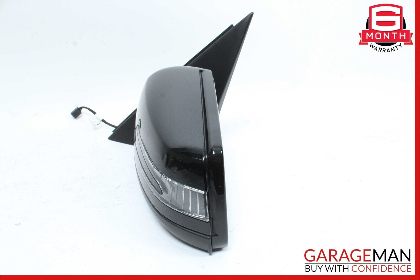 10-12 Mercedes X204 GLK350 Front Left Side Door Rear View Mirror Black OEM