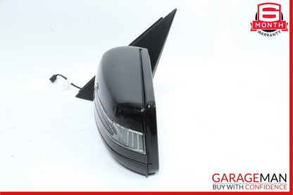 10-12 Mercedes X204 GLK350 Front Left Side Door Rear View Mirror Black OEM