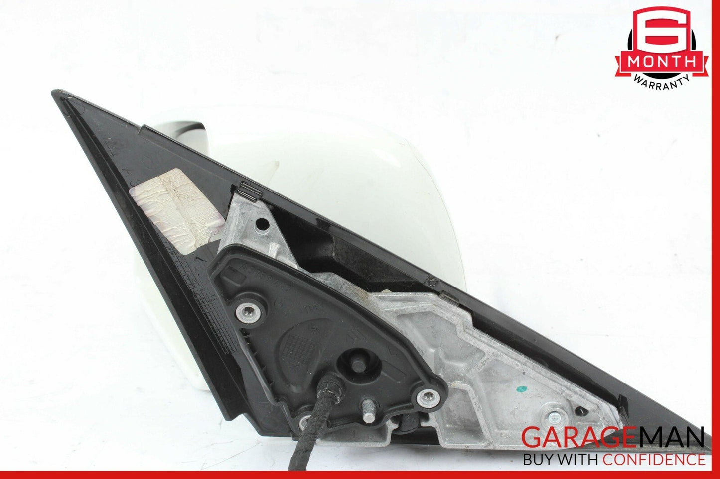 10-13 Mercedes W212 E350 E550 Left Driver Side Rear View Door Mirror White OEM