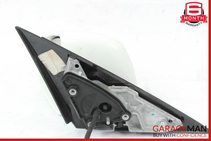 10-13 Mercedes W212 E350 E550 Left Driver Side Rear View Door Mirror White OEM