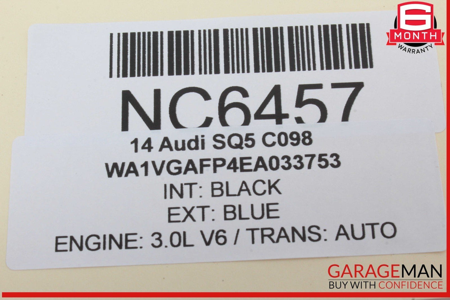 09-18 Audi SQ5 Front Left Driver Side Window Regulator Motor 8K0959801B Genuine