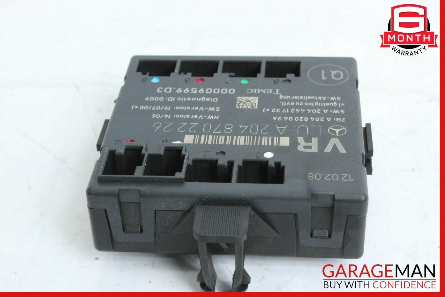 08-18 Mercedes W204 C300 C250 E400 Front Right Side Door Control Module OEM