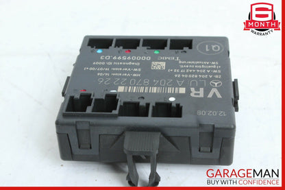 08-18 Mercedes W204 C300 C250 E400 Front Right Side Door Control Module OEM