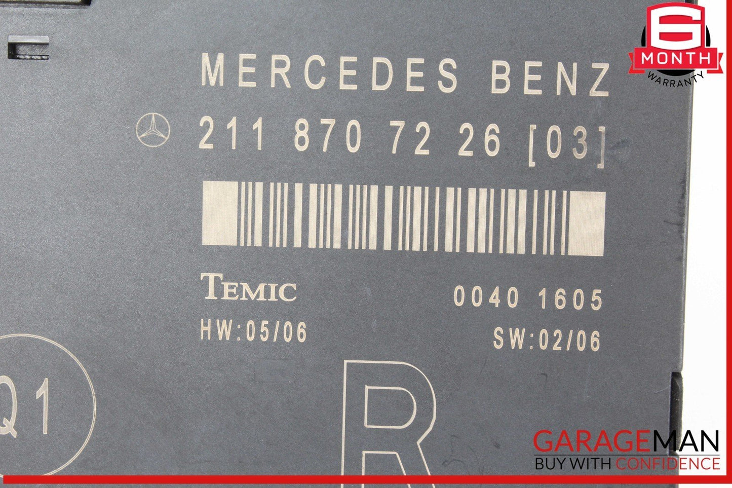 03-09 Mercedes W211 E350 E550 Front Right Passenger Door Control Module OEM