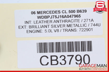 00-06 Mercedes W220 S430 CL500 ABS Anti Lock Brake Pump ESP Module Assy