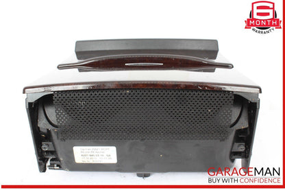 10-13 Mercedes W221 S550 S600 Ash Tray Ashtray Lighter Cup Holder Trim Wood OEM