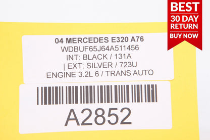 03-06 Mercedes W211 E320 E500 Rear Right Passenger Side Door Control Module A76