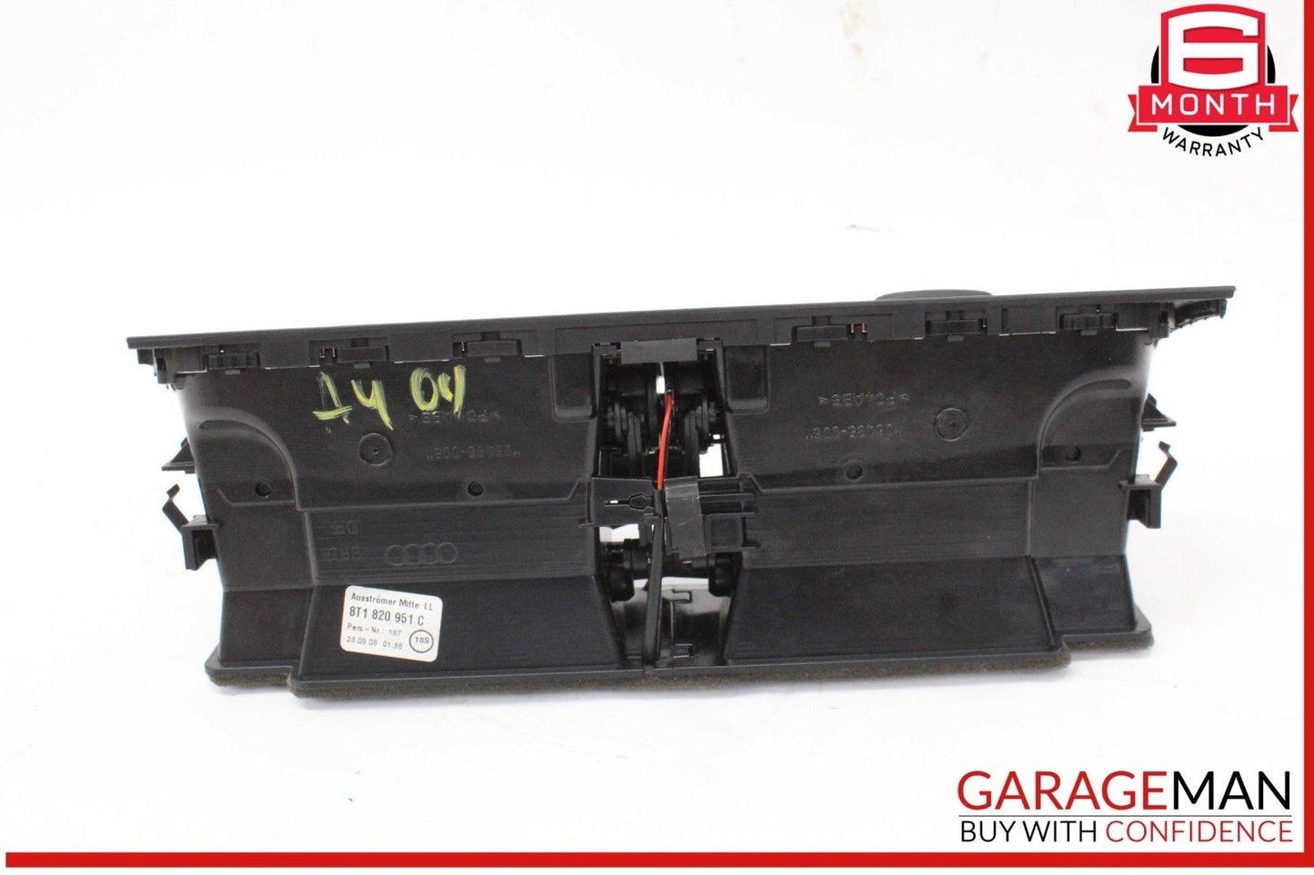09-17 Audi A4 S5 Front Center Dash Dashboard AC Air Vent Grille 8T1820951C OEM