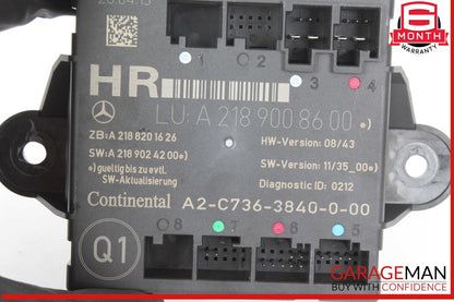 08-18 Mercedes W212 E350 C350 CLS550 Rear Right Side Door Control Module Unit