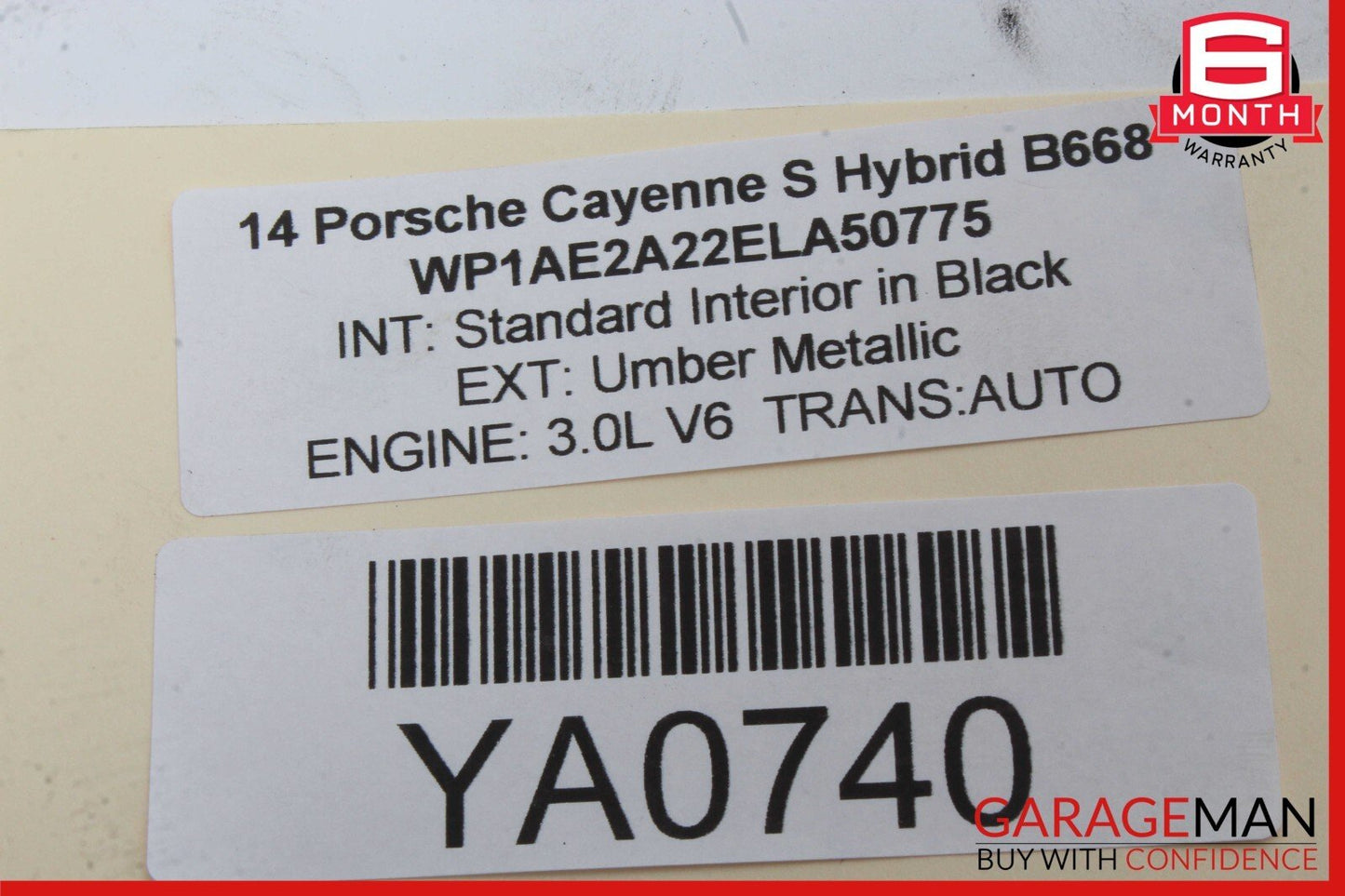 11-18 Porsche Cayenne 958 S Rear Left / Right Side Upper Rearward Control Arm
