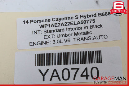 11-18 Porsche Cayenne 958 S Rear Left / Right Side Upper Rearward Control Arm