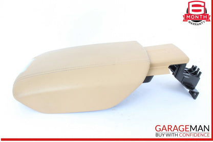 11-18 Porsche Cayenne 958 Center Console Armrest Arm Rest Door Lid Beige OEM