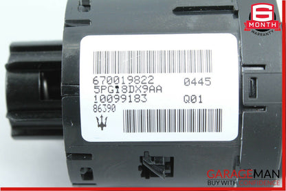 14-17 Maserati Ghibli Dash Headlight Head Light Lamp Control Switch OEM