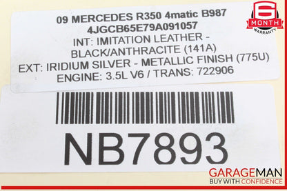 05-12 Mercedes W251 R350 4MATIC Engine PCV Crankcase Vent Valve Oil Separator